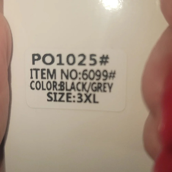 ARONIA black Grey white rhinestone snow leopard plus size mesh shirt blouse 3x - Picture 3 of 5